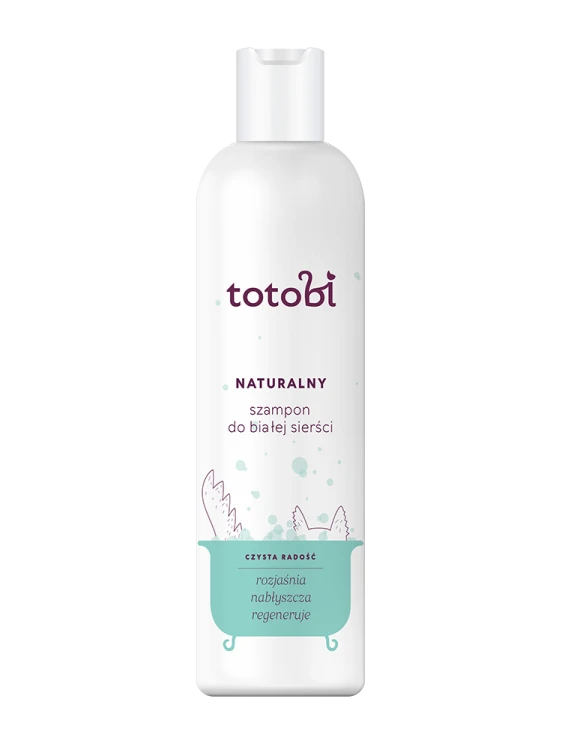 TOTOBI Naturalny szampon do białej sierści do skóry i białej sierści psów i kotów