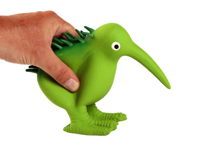 Kiwi Walker WHISTLE FIGURE zabawka dla psa L zielona