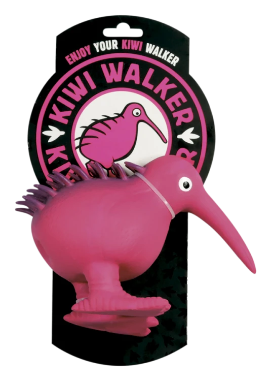 Kiwi Walker WHISTLE FIGURE zabawka dla psa L różowa