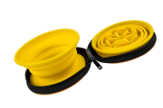 Kiwi Walker TRAVEL DOUBLE BOWL SLOWFEEDER zestaw spowalniających misek turystycznych zielonych
