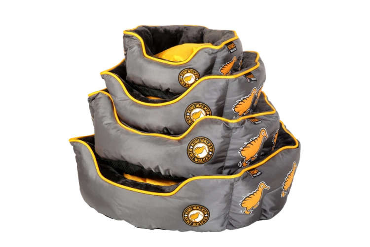 Kiwi Walker OVAL PET BED pomarańczowo-szary rozmiar L