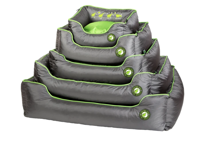 Kiwi Walker SOFA BED zielono-szara rozmiar S