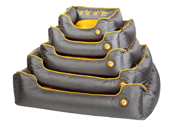 Kiwi Walker SOFA BED pomarańczowo-szara rozmiar M