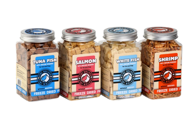 Kiwi Walker 100% BIAŁA RYBA liofilizowane smaczki 60g
