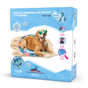 CoolPets PREMIUM Mata chłodząca Flamingo
