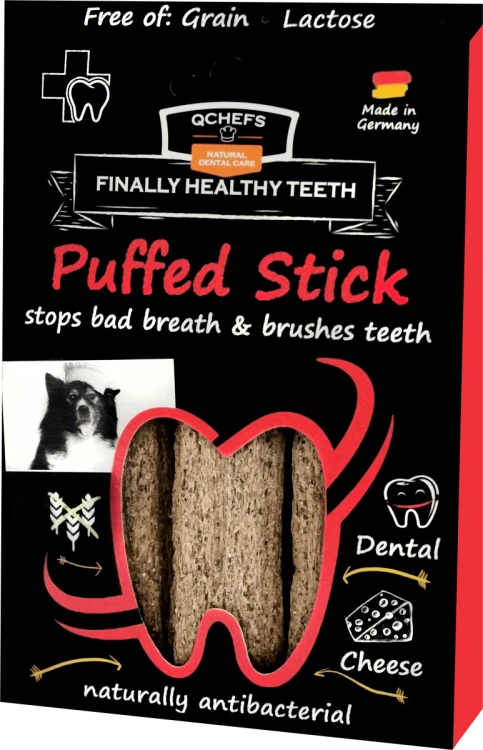 QCHEFS Puffed Stick do higieny jamy ustnej