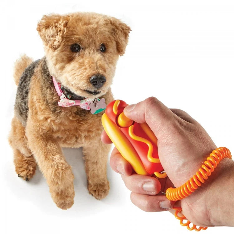Brightkins Smarty Pooch Training Clicker KLIKER HOT DOG