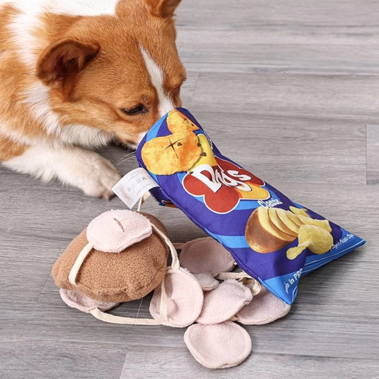 DOGLEMI Zabawka węchowa ChiPSY kolor niebieski