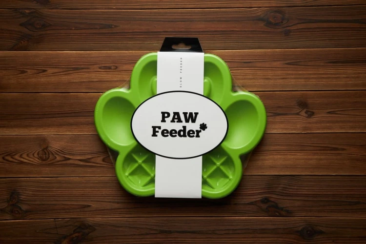 Pet Dream House PAW SLOW FEEDER kolor zielony