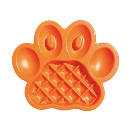 Pet Dream House PAW SLOW FEEDER kolor pomarańczowy