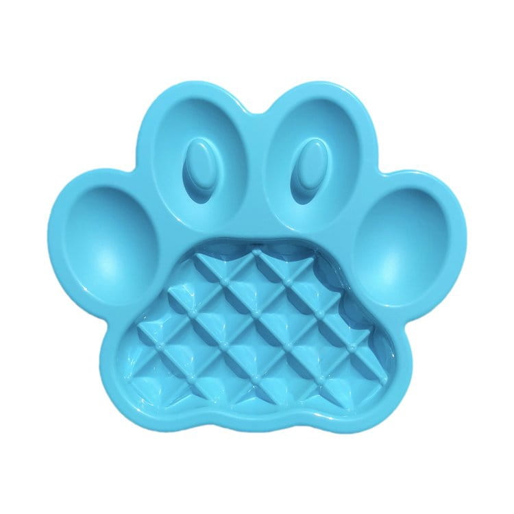 Pet Dream House PAW SLOW FEEDER kolor niebieski