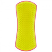 PET TEEZER szczotka do rozplątywania i pielęgnacji sierści rozmiar L żółto-różowa