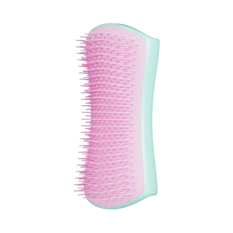 PET TEEZER szczotka do wyczesywania podszerstka rozmiar L miętowo-różowa