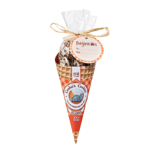 Cooka’s Cookies LITTLE TURKEY KISSES Przysmaki z indyka 50g