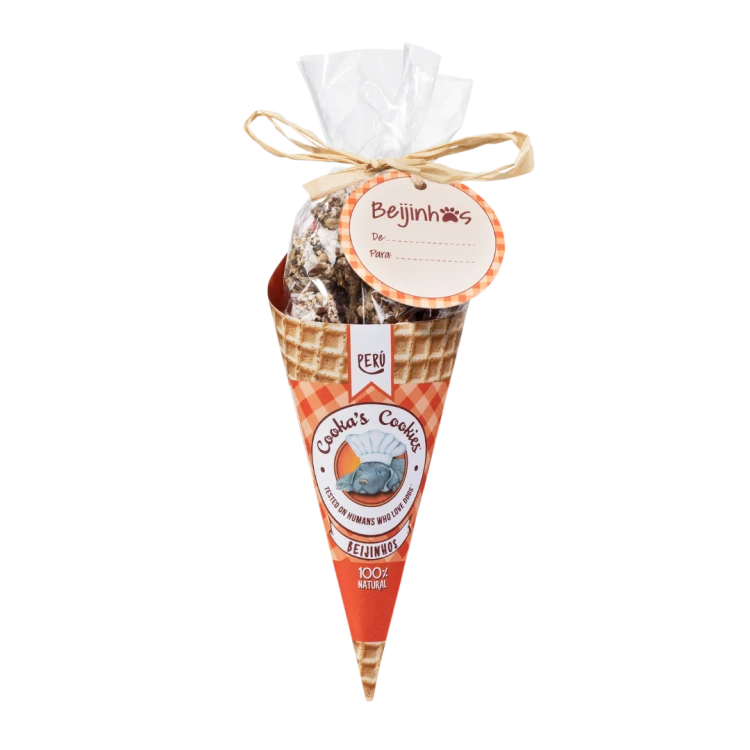 Cooka’s Cookies LITTLE TURKEY KISSES Przysmaki z indyka 50g