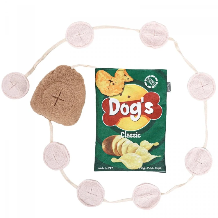 DOGLEMI Zabawka węchowa ChiPSY kolor zielony