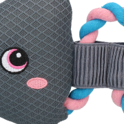 CoolPets Pull me! Fishy rope (Flamingo) RYBA z liną zabawka do wody