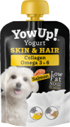 YOW UP! Skóra &amp; Sierść Jogurt dla psa z łososiem 115g