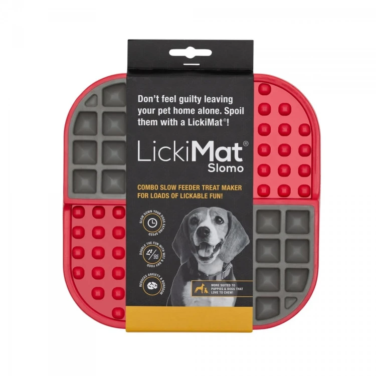 Mata LickiMat® Slomo™ czerwona