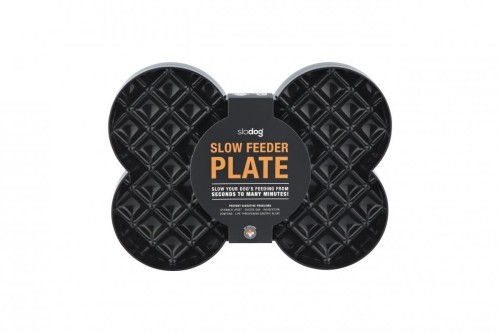 Miska spowalniająca jedzenie SLODOG® czarna