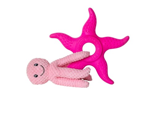 Kiwi Walker 2w1 OCTOPUS &amp; STARFISH różowy