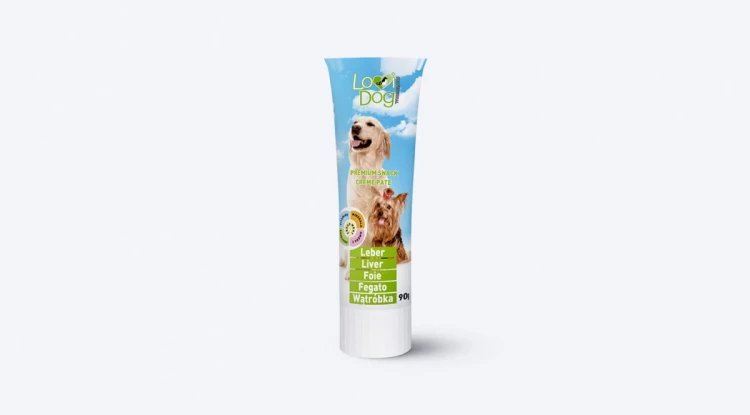 LOVIDOG Pasztet dla psa z Wątróbką 90g