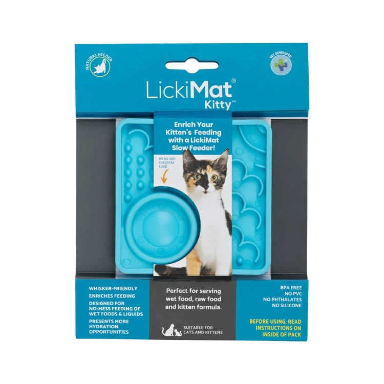 Mata LickiMat® Classic Kitty™ turkusowa