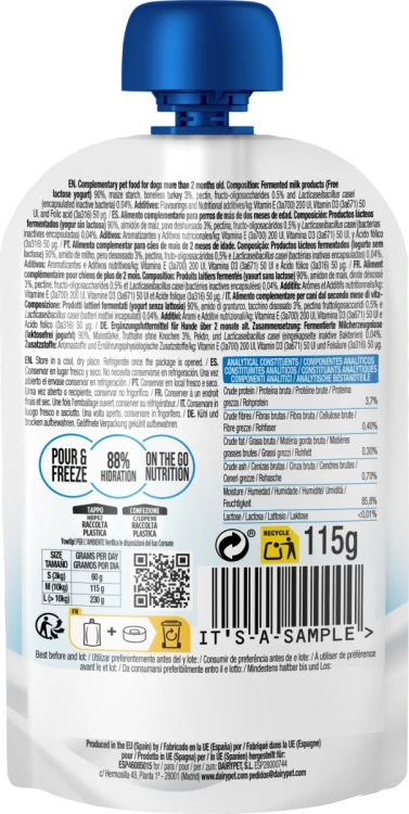 YOW UP! L.Casei Immune System PROBIOTYKI Jogurt dla PSA z indykiem 115g