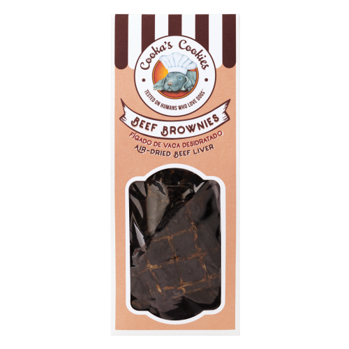 Cooka’s Cookies BEEF BROWNIES Przysmaki z wątroby wołowej 95g