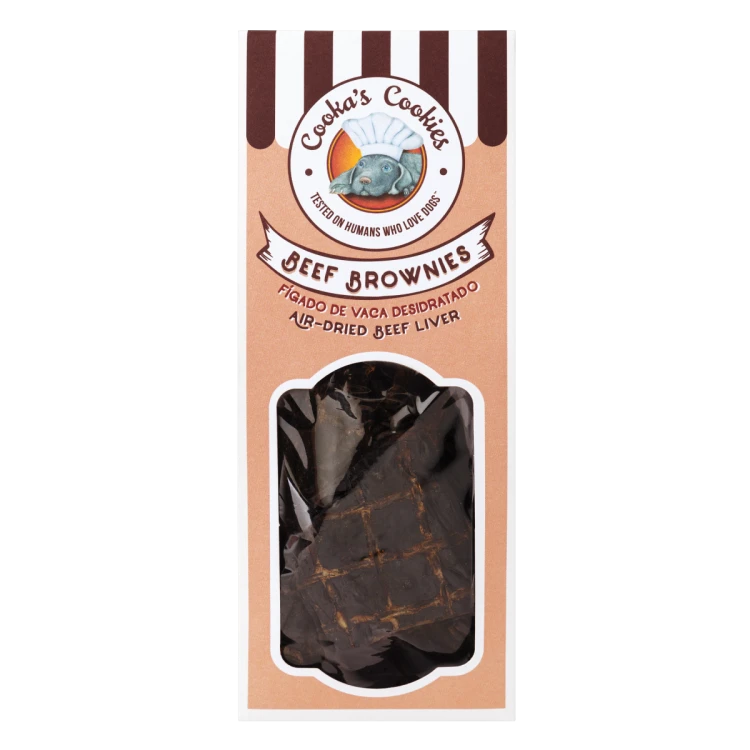 Cooka’s Cookies BEEF BROWNIES Przysmaki z wątroby wołowej 95g