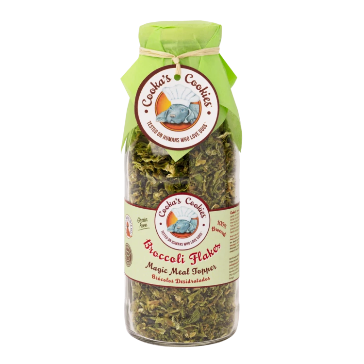 Cooka’s Cookies BROCCOLI FLAKES Płatki z suszonego brokuła 180g