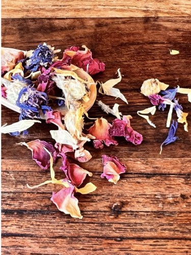 Cooka’s Cookies FLOWER POWER Topper z płatków kwiatów 35g