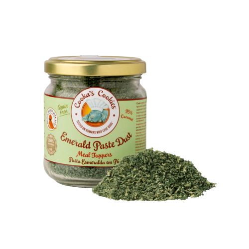 Cooka’s Cookies EMERALD PASTE Topper z kokosa i spiruliny 65g