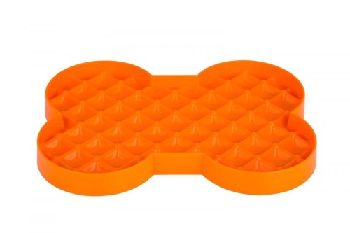 Miska spowalniająca jedzenie SLODOG® pomarańczowa