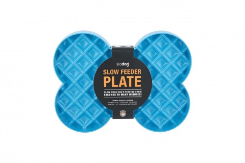 Miska spowalniająca jedzenie SLODOG® turkusowa