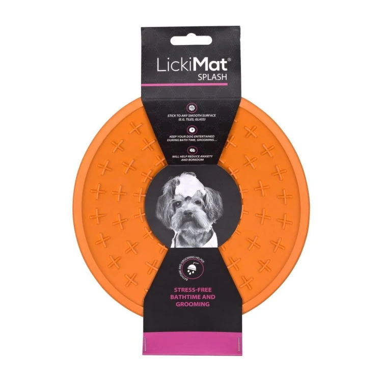 Mata LickiMat® Splash™ pomarańczowa