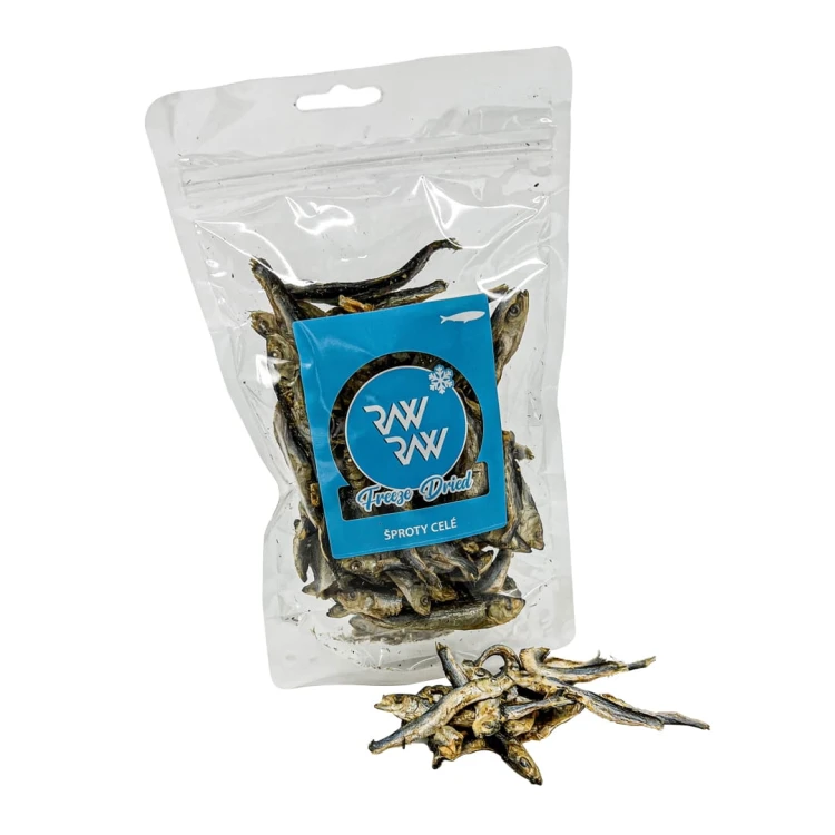 RAW RAW Liofilizowane szprotki 50g
