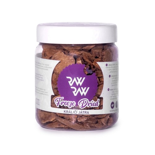 RAW RAW Liofilizowana wątroba królicza 80g