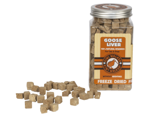 Kiwi Walker 100% GĘSIA WĄTRÓBKA liofilizowane smaczki 120g
