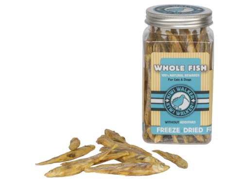 Kiwi Walker 100% CAŁA RYBA STYNKA liofilizowane smaczki 70g