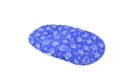 KIWI WALKER Kiwi&amp;Friends Cushions Włoskie i lekkie legowisko dla psa L niebieskie