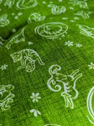 KIWI WALKER Kiwi&amp;Friends Cushions Włoskie i lekkie legowisko dla psa S zielone