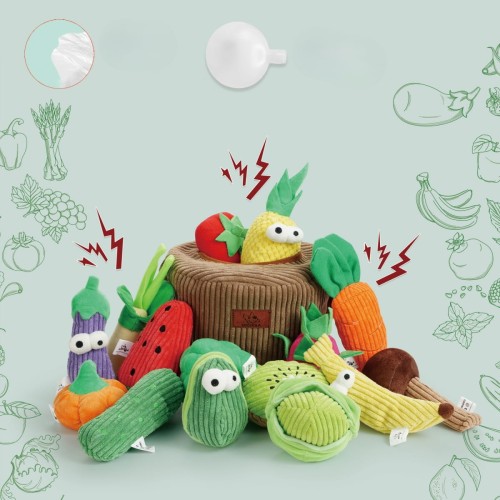 Nocciola Zabawka węchowa dla psa 16-w-1 PROSTO Z WARZYWNIAKA