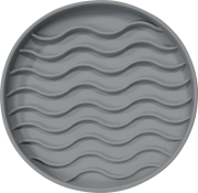 Jack &amp; Vanilla Miska spowalniająca jedzenie FALE szare