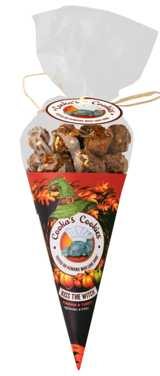 Cooka's Cookies KISS THE WITCH Przysmaki z indyka i dynia 50g