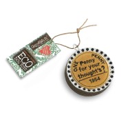 GREEN &amp; WILD'S Penny for your Thoughts (Moneta) zabawka ekologiczna