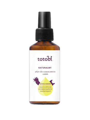 TOTOBI Naturalny płyn do czyszczenia uszek dla psów i kotów