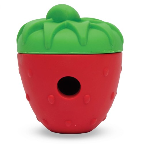 Brightkins Zabawka na przysmaki Strawberry Treat Dispenser TRUSKAWKA