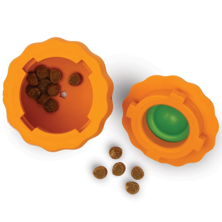 Brightkins Zabawka na przysmaki Pumpkin Treat Dispenser DYNIA