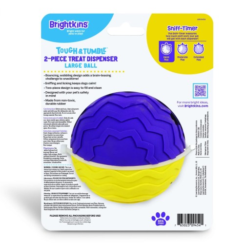 Brightkins Zabawka na przysmaki Large Textured Ball Treat Dispenser DUŻA TEKSTUROWANA KULA